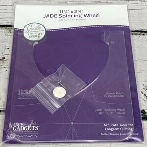 Handi Gadgets HQ Jade Spinning Wheel 11.5"‎ X 3.75" Ruler Made in USA